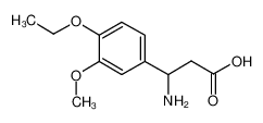 3-Amino-3-(4-ethoxy-3-methoxyphenyl)propanoic acid 54503-18-3