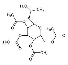 [(3S,4S,6S)-3,4,5-triacetyloxy-6-propan-2-ylsulfanyloxan-2-yl]methyl acetate