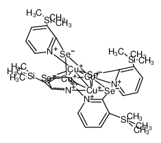 184370-83-0 structure, C32H48Cu4N4Se4Si4++++