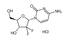 4-氨基-1-(2-脱氧-2,2-二氟呋喃戊糖基)-2(1H)-嘧啶酮盐酸盐(1:1)