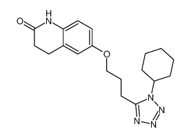 6-[3-(1-cyclohexyltetrazol-5-yl)propoxy]-3,4-dihydro-1H-quinolin-2-one 78876-16-1
