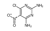 6-chloro-5-nitropyrimidine-2,4-diamine