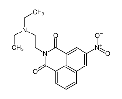 2-[2-(diethylamino)ethyl]-5-nitrobenzo[de]isoquinoline-1,3-dione 54824-18-9