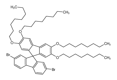 678988-33-5 structure, C57H78Br2O4