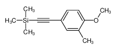 2-(4-methoxy-3-methylphenyl)ethynyl-trimethylsilane 918542-07-1