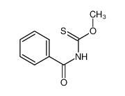 O-methyl N-benzoylcarbamothioate 3201-48-7