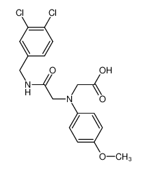 [{2-[(3,4-Dichlorobenzyl)amino]-2-oxoethyl} (4-methoxyphenyl)amino]acetic acid