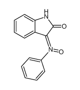 1,3-dihydro-3-(oxidophenylimino)-2H-indol-2-one 19714-18-2