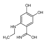 2-(ethylamino)-4,5-dihydroxybenzamide 127793-87-7