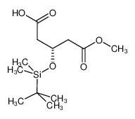 (R)-3-((tert-Butyldimethylsilyl)oxy)-5-methoxy-5-oxopentanoic acid 109744-49-2