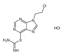 9-(2-chloroethyl)-9H-purin-6-yl carbamimidothioate hydrochloride