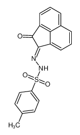 4-methyl-N-[(E)-(2-oxoacenaphthylen-1-ylidene)amino]benzenesulfonamide 66365-89-7