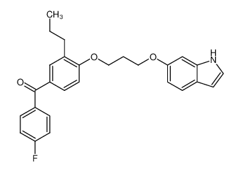 874988-21-3 structure, C27H26FNO3