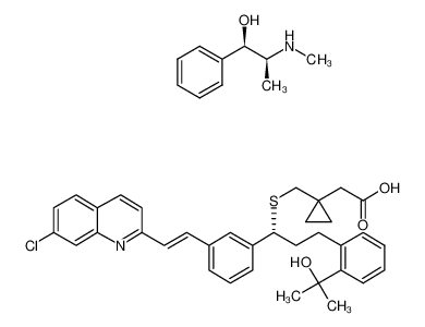 Montelukast L-ephedrine salt 1312993-47-7
