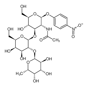 4-硝基苯基 2-乙酰氨基-2-脱氧-3-o-[2-o-(α-l-fuco吡喃osyl)- β-d-galacto吡喃osyl]-β-d-吡喃葡萄糖苷
