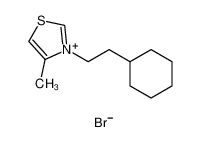 3-(2-cyclohexylethyl)-4-methyl-1,3-thiazol-3-ium,bromide