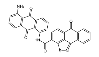 n-(5-amino-9,10-dioxo-9,10-dihydroanthracen-1-yl)-6-oxo-6h-anthra[9,1-cd][1,2]thiazole-3-carboxamide