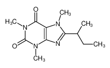 8-butan-2-yl-1,3,7-trimethylpurine-2,6-dione 52482-62-9
