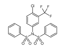Benzenesulfonamide, N-[4-chloro-3-(trifluoromethyl)phenyl]-N-(phenylsulfonyl)-