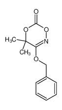 3-Benzyloxy-4,4-dimethyl-4H-1,5,2-dioxazin-6-on 110434-78-1