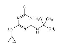 2-((4-氯-6-(环丙氨基)-1,3,5 -三嗪-2-基)氨基)-2-异丁腈