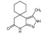 3-methylspiro[2,5-dihydro-1H-pyrazolo[3,4-b]pyridine-4,1'-cyclohexane]-6-one 1029475-77-1