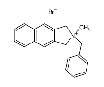 2-Benzyl-2-methyl-2,3-dihydro-1H-benzo[f]isoindolium; bromide