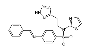 4-(benzylideneamino)-N-[2-(2H-tetrazol-5-yl)ethyl]-N-(1,3-thiazol-2-yl)benzenesulfonamide ≥98%