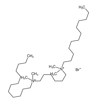 dodecyl-[6-[dodecyl(dimethyl)azaniumyl]hexyl]-dimethylazanium,bromide 18507-15-8