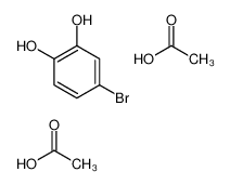 acetic acid,4-bromobenzene-1,2-diol 66373-95-3