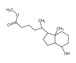 (deltaR,1R,3aR,4S,7aR)-八氢-4-羟基-delta,7a-二甲基-1H-茚-1-戊酸甲酯