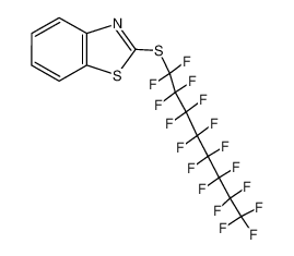 2-((perfluorooctyl)thio)benzo[d]thiazole 132807-52-4