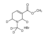 1,2,5,6-四氢-1-(甲基-D3)-3-吡啶-2,6-D2-羧酸甲酯氢溴酸盐