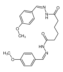 N',N'-bis[(4-methoxyphenyl)methylideneamino]hexanediamide