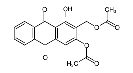 3-acetoxy-2-acetoxymethyl-1-hydroxy-anthraquinone 95316-44-2