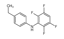 N-(4-Ethylphenyl)-2,3,5,6-tetrafluoroaniline 332903-60-3
