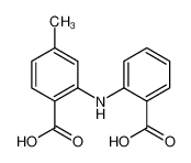 2-(2-carboxyanilino)-4-methylbenzoic acid 63329-46-4