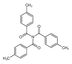 4-methyl-N,N-bis(4-methylbenzoyl)benzamide 23825-29-8