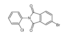 5-bromo-2-(2-chlorophenyl)isoindole-1,3-dione 82104-72-1