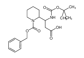 BETA-[[叔丁氧羰基]氨基]-1-[(苯基甲氧基)羰基]-2-哌啶丙酸
