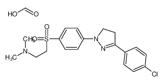 133514-97-3 甲酸与2-((4-(3-(4-氯苯基)-4,5-二氢-1H-吡唑-1-基)苯基)磺酰基)-N,N-二甲基乙胺的化合物(1:1)