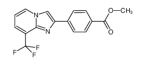 4-(8-Trifluoromethyl-imidazo[1,2-a]pyridin-2-yl)-benzoic acid methyl ester amine