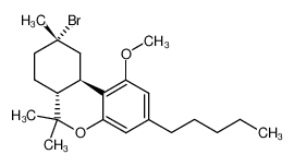 (6aR,9S,10aR)-9α-bromo-6a,10a-trans-hexahydrocannabinol methyl ether 88510-94-5