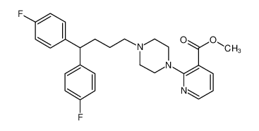 150527-23-4 methyl 2-[4-[4,4-bis(4-fluorophenyl)butyl]piperazin-1-yl]pyridine-3-carboxylate