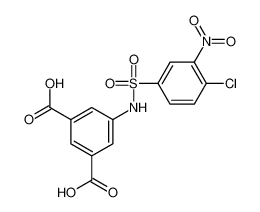 5-{[(4-Chloro-3-nitrophenyl)sulfonyl]amino}isophthalic acid 208118-24-5