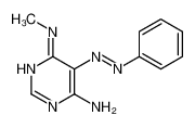 4-N-methyl-5-phenyldiazenylpyrimidine-4,6-diamine 83366-39-6
