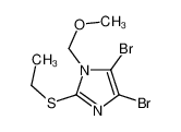101853-81-0 4,5-dibromo-2-ethylsulfanyl-1-(methoxymethyl)imidazole