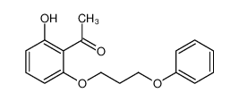 1-[2-hydroxy-6-(3-phenoxypropoxy)phenyl]ethanone 53874-01-4