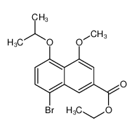 162147-18-4 8-溴-4-甲氧基-5-(1-甲基乙氧基)-2-萘羧酸乙酯