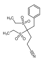 4,4-bis-ethanesulfonyl-5-phenyl-valeronitrile 857482-71-4